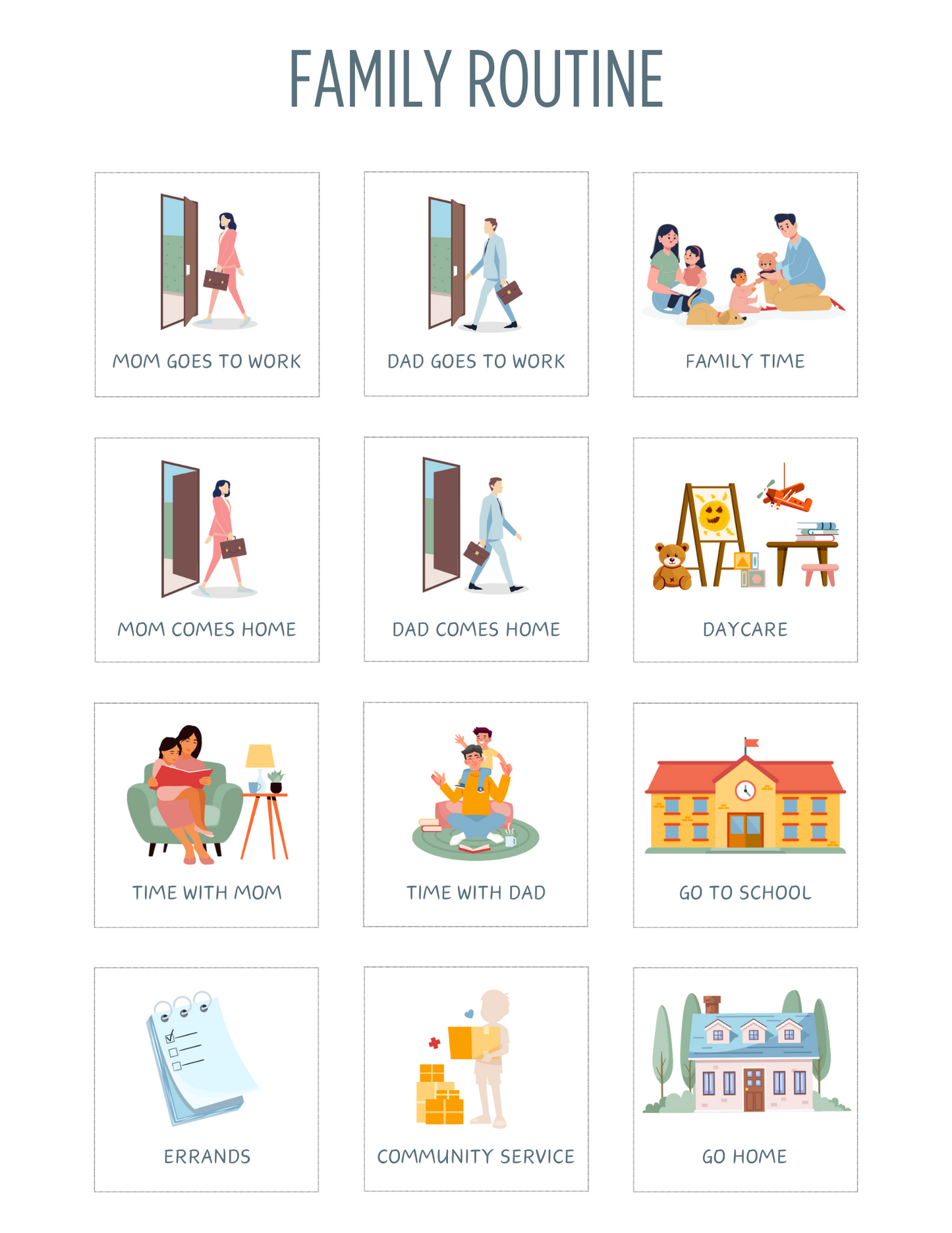 Routine Cards