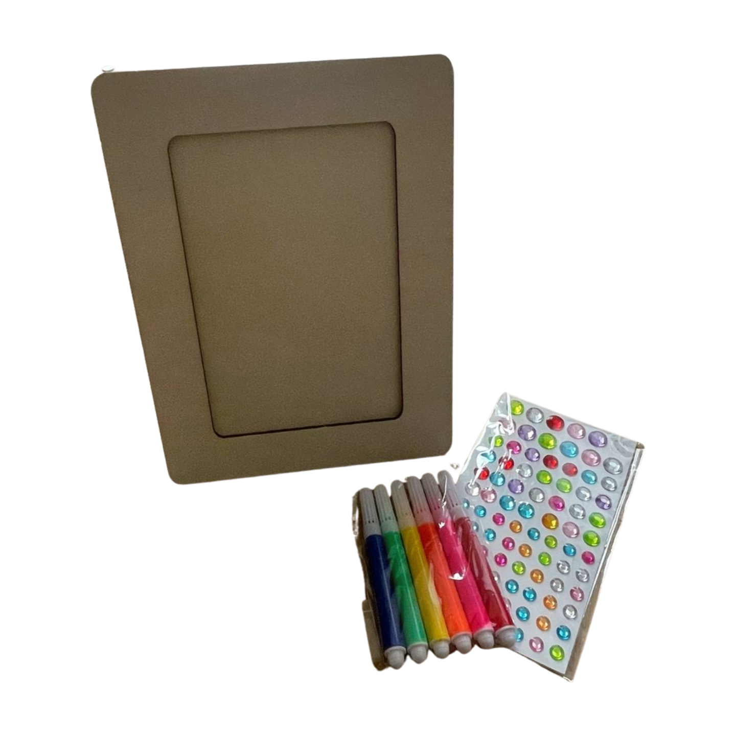 DIY wooden photo frame