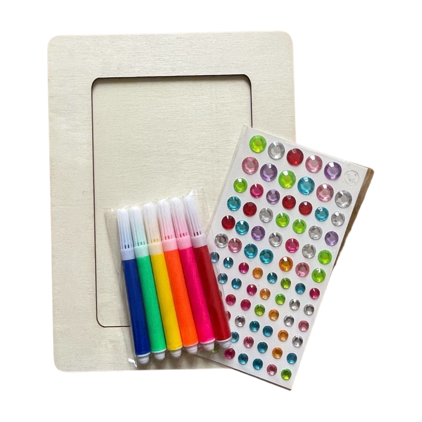 DIY wooden photo frame