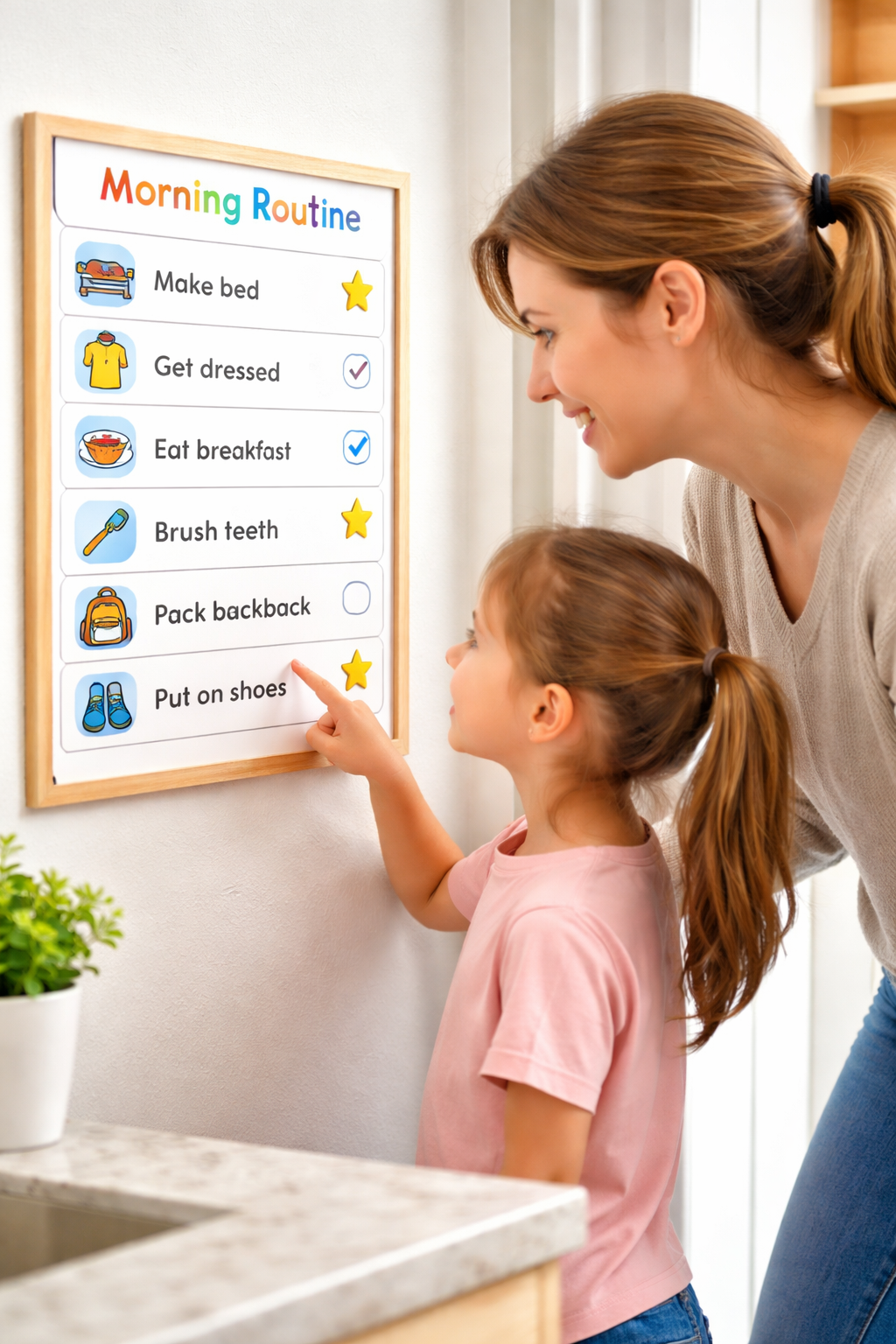 Creating calm routines at home