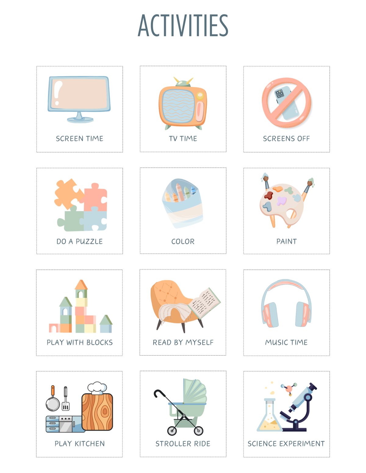 Routine Activity cards (17 pages)