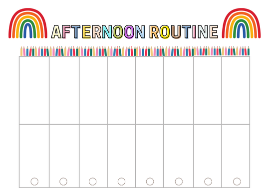 Routine Chart Bundle – Morning, Afternoon, Bedtime & Chore Visual Schedules