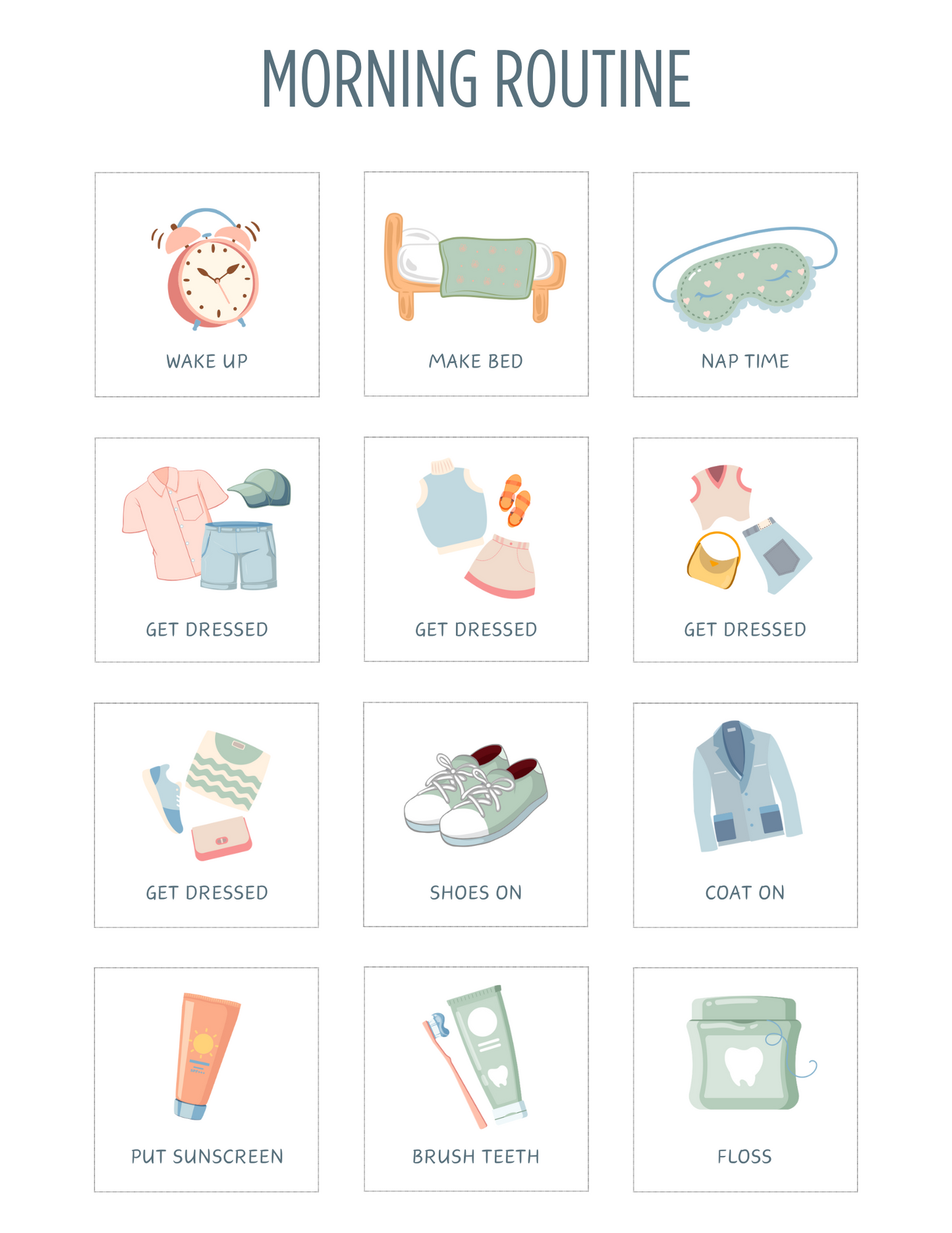 Routine Cards