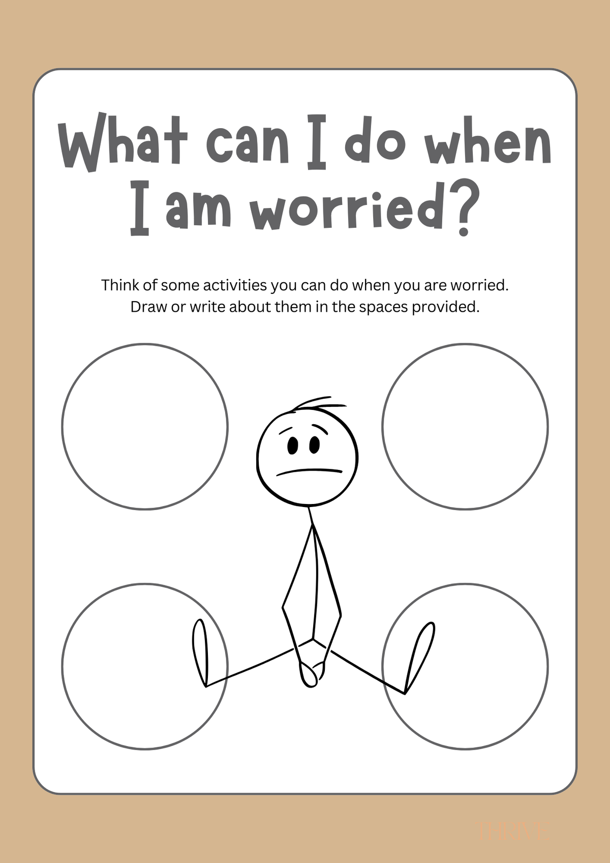 Emotional Regulation Worksheets – Build Coping Skills Through Reflection & Creativity (5 worksheets)